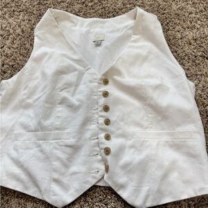 A New Day Classic White Vest